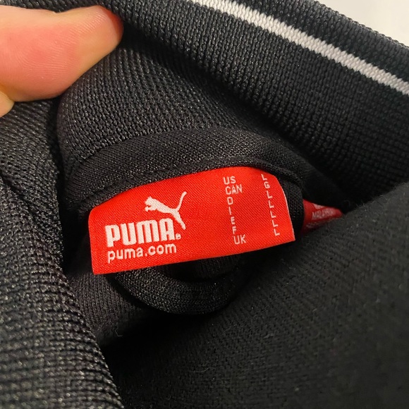 PUMA Zip Up in Black and White Mens Size Large, NWOT - Picture 6 of 9